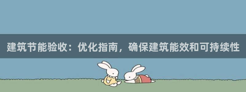 e尊国际官方网站：建筑节能验收：优化指南，确保建筑能效和可持续性