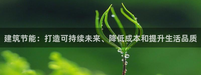 e尊国际娱乐官网下载：建筑节能：打造可持续未来、降低成本和提升生活品质