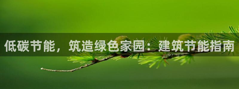 E尊国际网站：低碳节能，筑造绿色家园：建筑节能指南