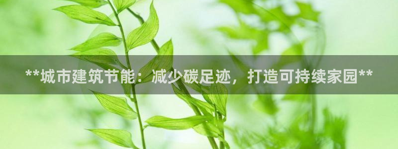 e尊官网：**城市建筑节能：减少碳足迹，打造可持续家园**