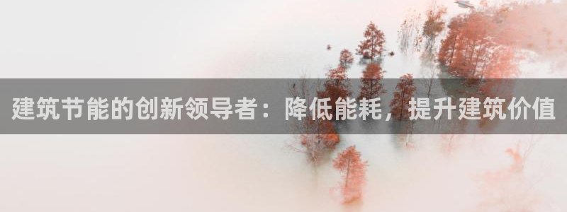 e尊国际娱乐官网地址：建筑节能的创新领导者：降低能耗，提升建筑价值