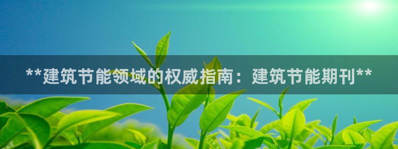 尊亿游戏国际官网：**建筑节能领域的权威指南：建筑节能期刊**