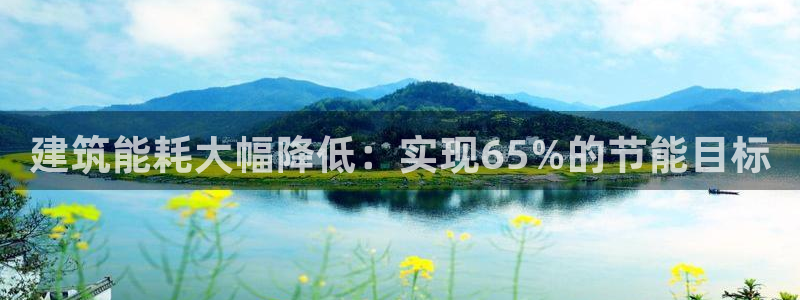e尊国际-可可计划：建筑能耗大幅降低：实现65%的节能目标