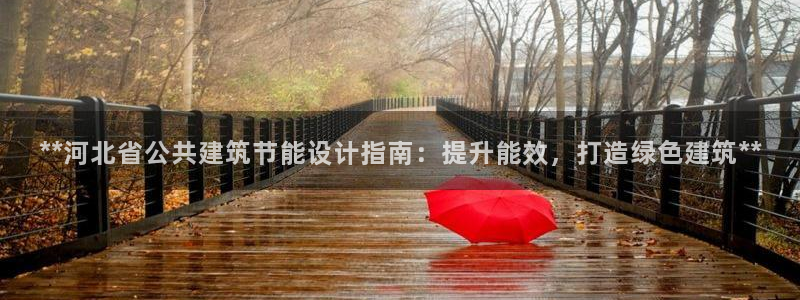 e尊国际-可可计划：**河北省公共建筑节能设计指南：提升能效，打造绿色建筑**