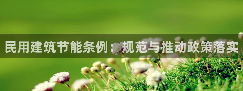 e尊国际娱乐官网下载：民用建筑节能条例：规范与推动政策落实