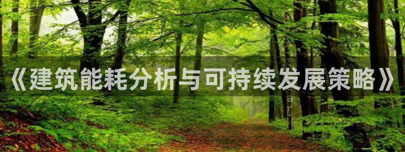 e尊国际客户端：《建筑能耗分析与可持续发展策略》