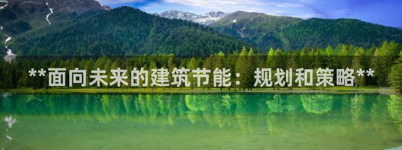 e尊平台：**面向未来的建筑节能：规划和策略**