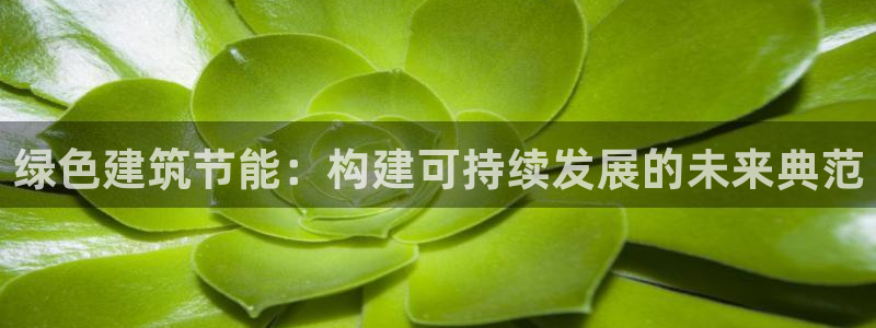 e尊国际app：绿色建筑节能：构建可持续发展的未来典范