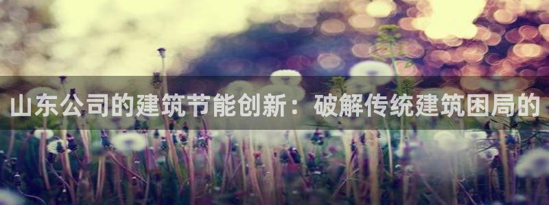 e尊国际是干什么的：山东公司的建筑节能创新：破解传统建筑困局的