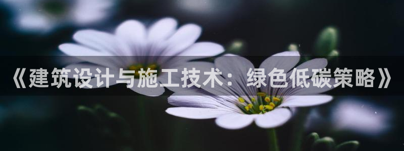 e尊国际可靠吗：《建筑设计与施工技术：绿色低碳策略》