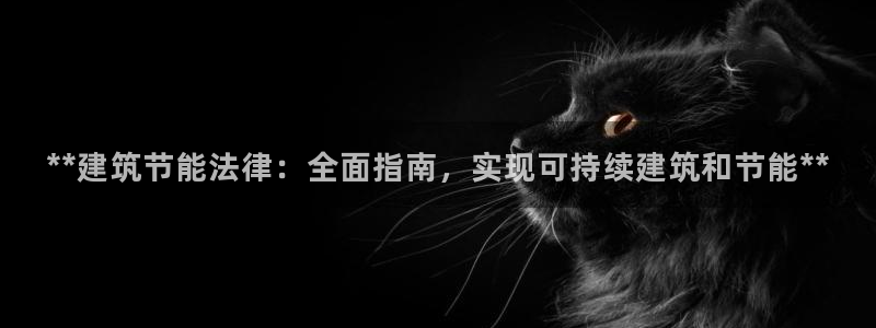 e尊国际是干什么的：**建筑节能法律：全面指南，实现可持续建筑和节能**
