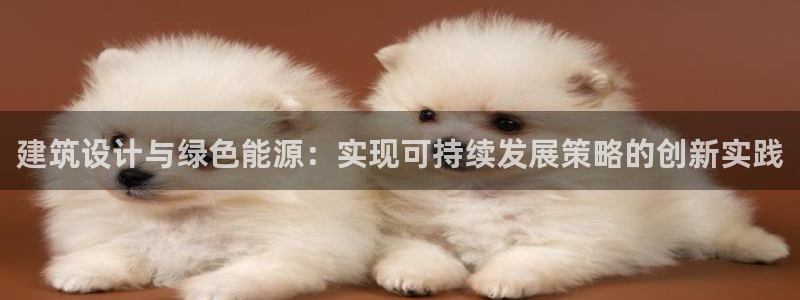 e尊电竞：建筑设计与绿色能源：实现可持续发展策略的创新实践