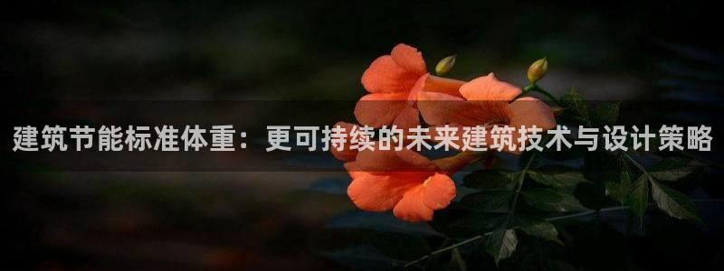 e尊国际网址：建筑节能标准体重：更可持续的未来建筑技术与设计策略