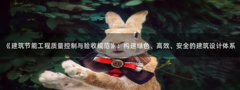 e尊国际网址：《建筑节能工程质量控制与验收规范》：构建绿色、高效、安全的建筑设计体系