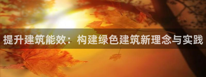 e尊国际官网：提升建筑能效：构建绿色建筑新理念与实践