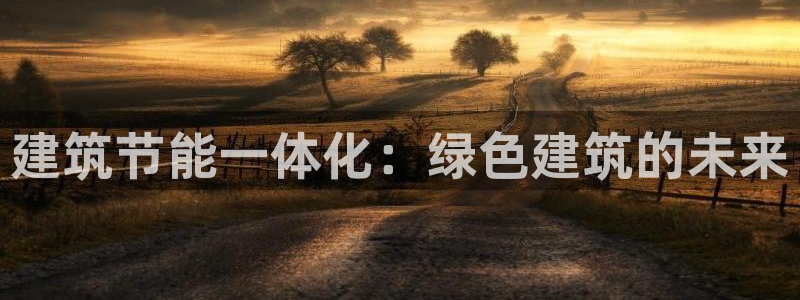 e尊国际官网：建筑节能一体化：绿色建筑的未来