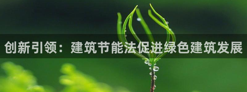 e尊国际-可可计划：创新引领：建筑节能法促进绿色建筑发展